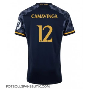 Real Madrid Eduardo Camavinga #12 Replika Bortatröja 2023-24 Kortärmad